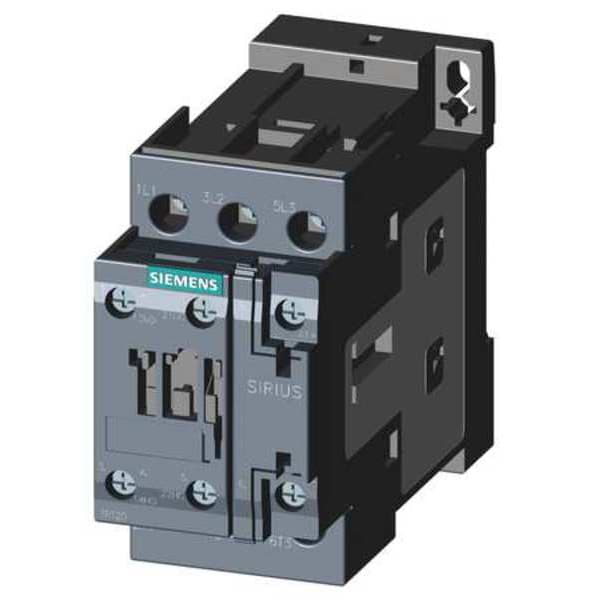 Contactor magnético IEC Sirius, 3 polos, 125 V CC, 32 A - 3RT20271BG40