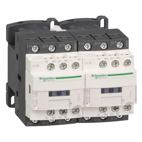 Contactador magnético IEC de 3 polos, 110 V DC, 12 A - LC2D12FD de Schneider Electric