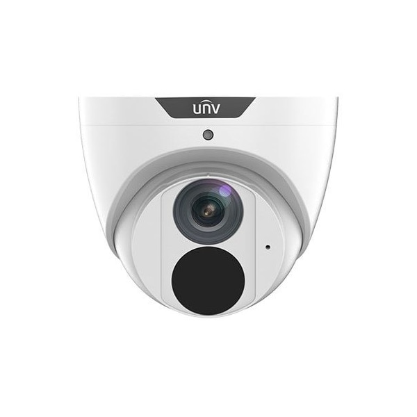 Uniview 8MP Eyeball Network Camera 2.8mm Fixed, 30m IR, PoE, H.265, WDR, Mic - IPC3618SR3-ADF28KM-G