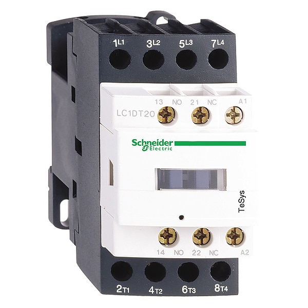 Contacto magnético IEC de Schneider Electric, 4 polos, 24 V DC, 25 A - LC1DT25BL