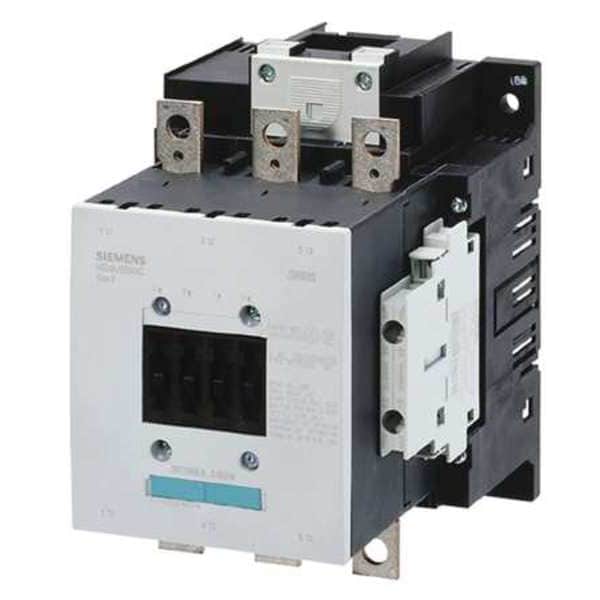 Contactador magnético IEC de Siemens, 3 polos, 110 a 127 V CA/CD, 185 A, Inversión: No - 3RT10566AF363PA0