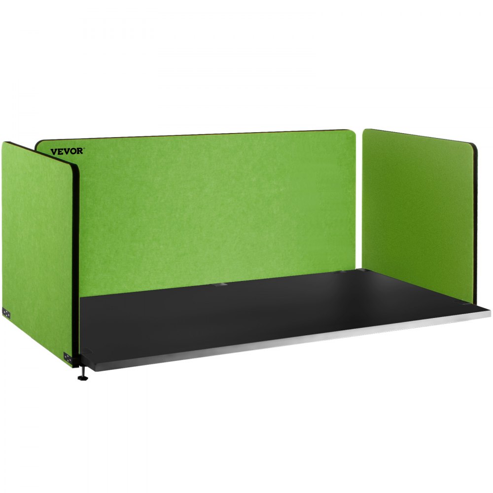 VEVOR Desk Divider 60''X 24''(1) 24''X 24''(2) Desk Privacy Panel Flexible Mounted Desk Panels Reduce Noise and Visual Distractions for Office Classroom Studying Room (Green) - ZMGYPFCTZCL602RJ0V0