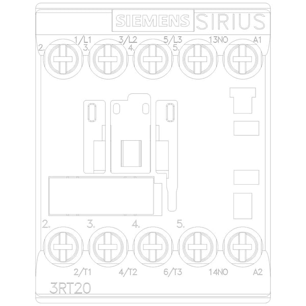 Contacto Siemens, 3 Polos, 110/120V AC, 18 A - 3RT20181AK610UA0