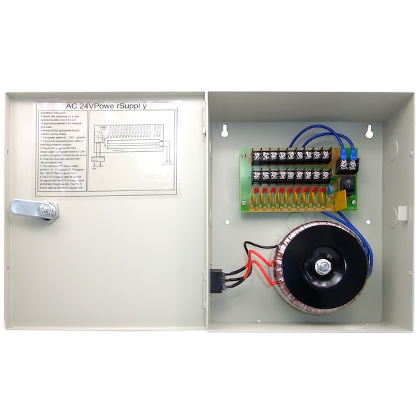 Accessories 24V AC, 9CH, 10 Amp Power Box PTC Fuse - CP2409-10A
