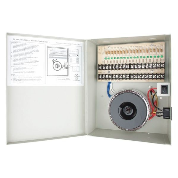 Vitek Power Supply, Output 24VAC, VA Rating 360 - VT-2415A-A18