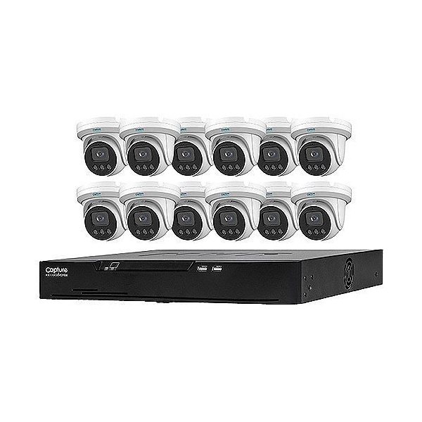 Capture Advance 16CH NVR+5MP TURRET, 4TB - R2-IP16C5MPK