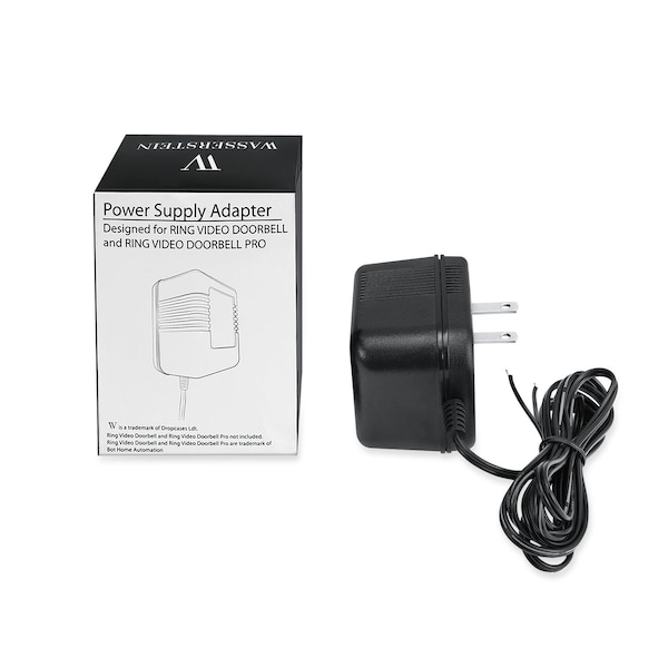 Wasserstein Power Supply Adapter, for Ring, Zmodo, Eufy, Arlo Essential Doorbells - RingDBA18VUSA