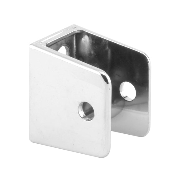 Prime-Line U-bracket for 7/8 in. Panels, Zinc Alloy Construction, Chrome Plated Single Pack - 656-6416