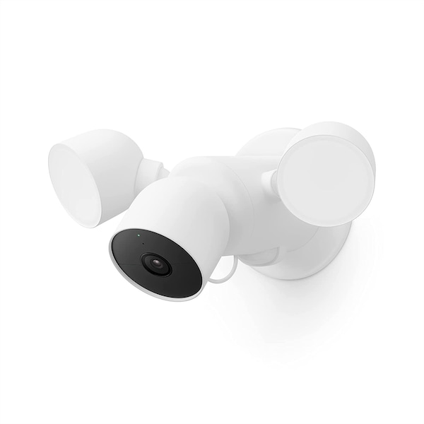 Google Nest Cam With Floodlight Outdoor Wired  Snow - GOOGA02411-US