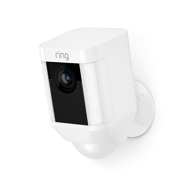Ring Spotlight Cam Wirefree  White Battery - RIN8SB1S7-WEN0