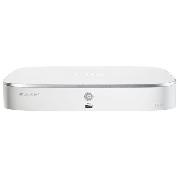Lorex Fusion 4K 8.0-MP 16-Camera-Capable 8 Wired, 8 Wi-Fi 2-TB NVR, , White - N845A62