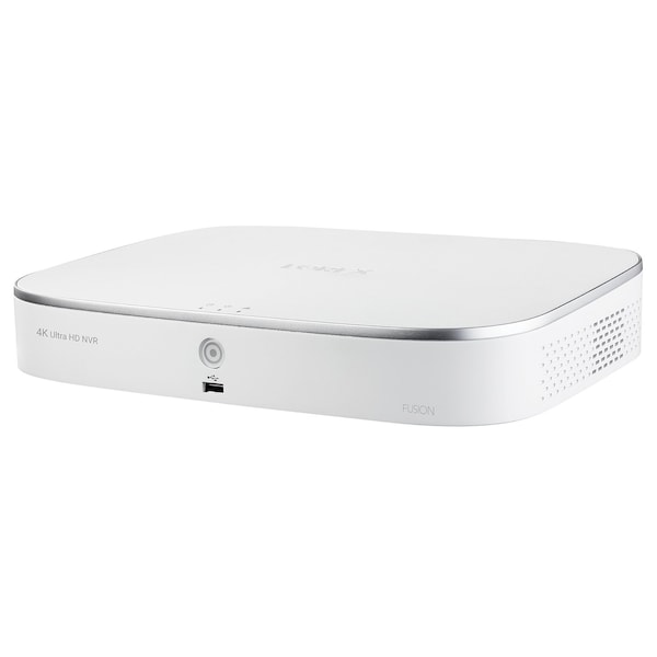 Lorex Fusion 4K 8.0-MP 16-Camera-Capable 8 Wired, 8 Wi-Fi 2-TB NVR, , White - N845A62