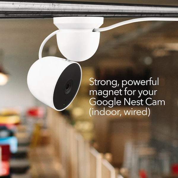 Wasserstein Camera Magnetic Wall Mount, for Google Nest Cam Indoor, Wired - NestCamIndoorMagnetMntUS
