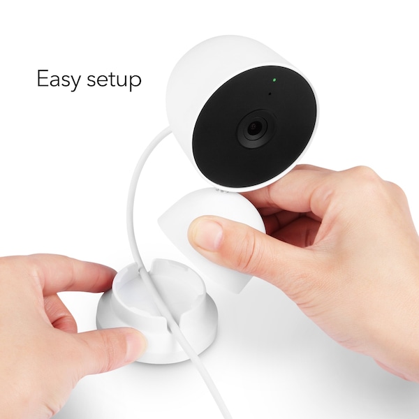 Wasserstein Camera Magnetic Wall Mount, for Google Nest Cam Indoor, Wired - NestCamIndoorMagnetMntUS