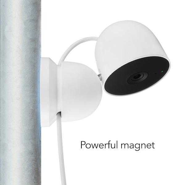 Wasserstein Camera Magnetic Wall Mount, for Google Nest Cam Indoor, Wired - NestCamIndoorMagnetMntUS