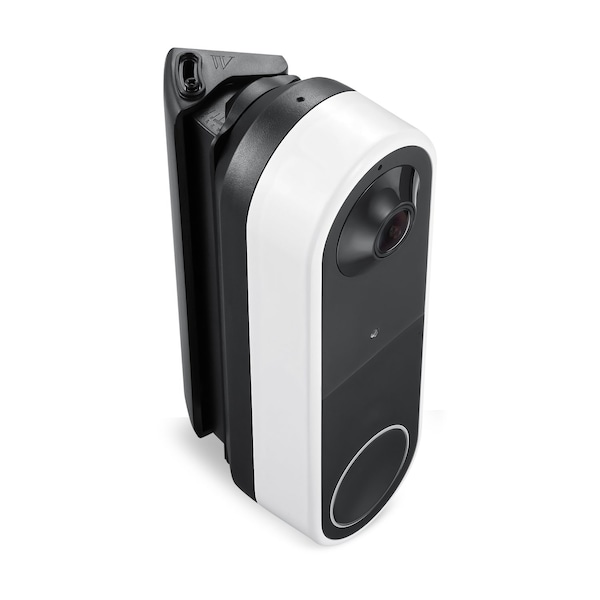Wasserstein Doorbell Horizontal Wedge Wall Mount, 35 Deg to 55 Deg, for Arlo Essential Video Doorbell Wire-Free - ArloEssDBHorWedgeUS