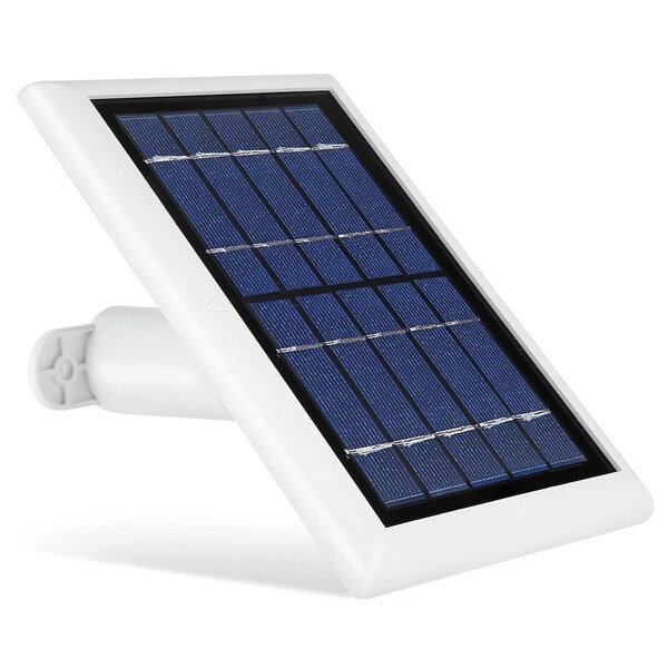 Wasserstein Solar Panel for Ring Spotlight Cam and Stick Up Cam Battery - RingSpotSolarWht