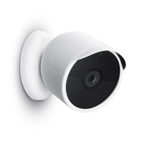 Wasserstein Silicone Case, Protective Cover, for Google Nest Cam Outdoor or Indoor, Battery, White - NestCamSkinWhtUS