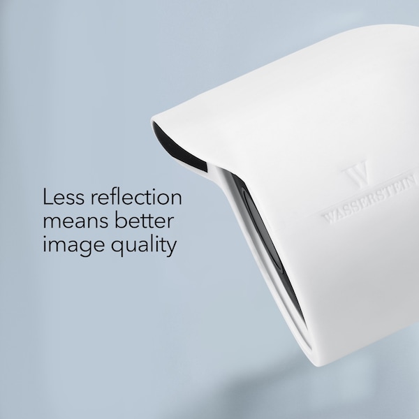 Wasserstein Silicone Case, Protective Cover, for Google Nest Cam Outdoor or Indoor, Battery, White - NestCamSkinWhtUS