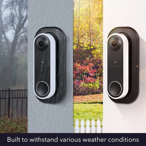 Wasserstein Doorbell Wall Plate, for Arlo Essential Wire-Free Video Doorbell - ArloEssDBWallPlateUS
