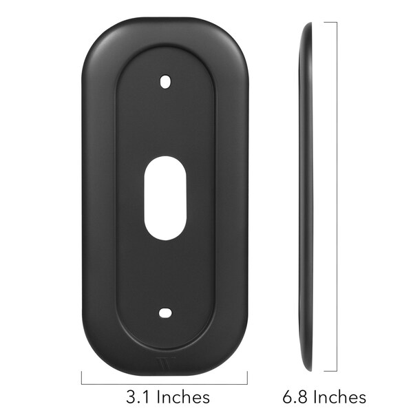 Wasserstein Doorbell Wall Plate, for Arlo Essential Wire-Free Video Doorbell - ArloEssDBWallPlateUS