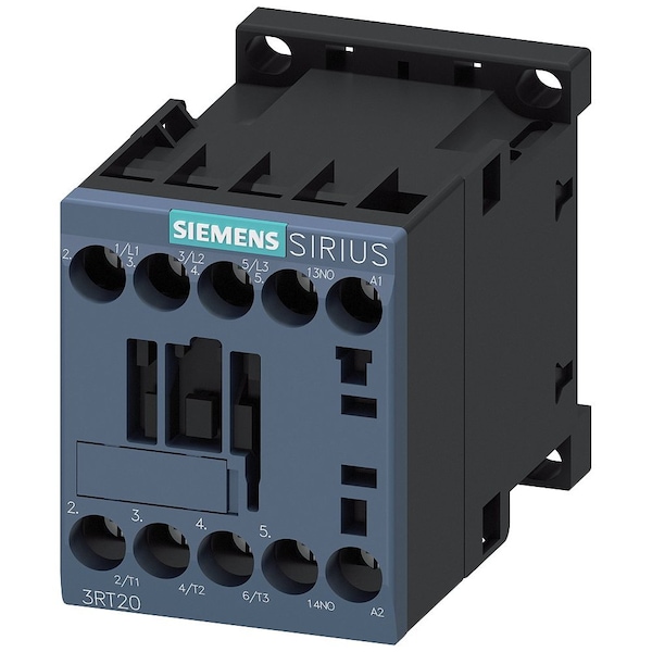 Contacto magnético IEC de Siemens, 3 polos, 110/120 V CA, 12 A, Inversión: No - 3RT20171AK61