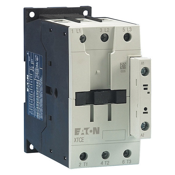 Contactador magnético IEC Eaton, 3 polos, 120 V CA, 65 A, Reverso: No - XTCE065D00A