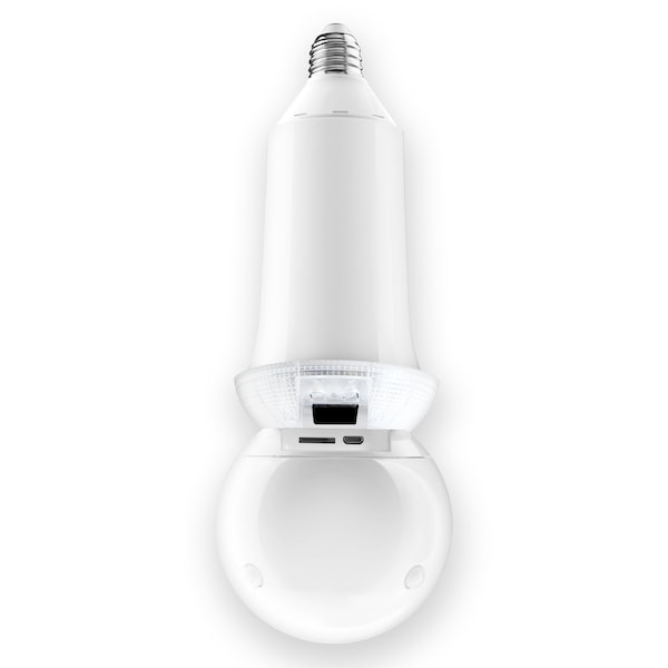 Amaryllo Zeus Biometric Auto Tracking Indoor E26 Light Bulb Wi-Fi Security Camera - ACR1501R23WHE26C1