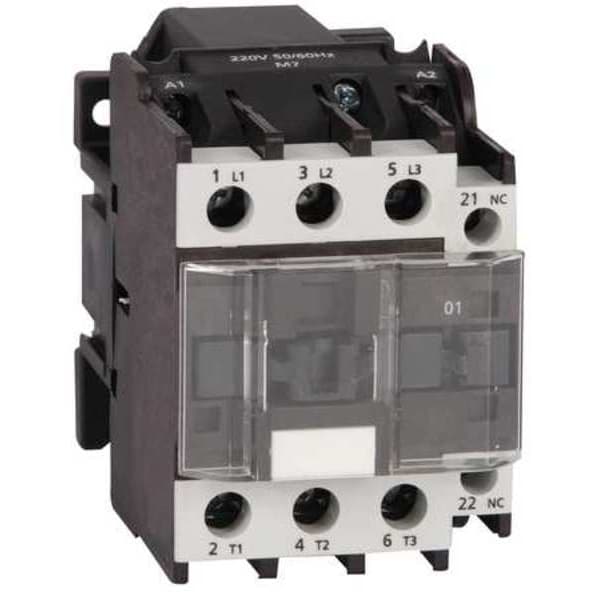 Contactor magnético IEC de Dayton, 3 polos, 120 V CA, 25 A, Reversión: No - 6EAV9