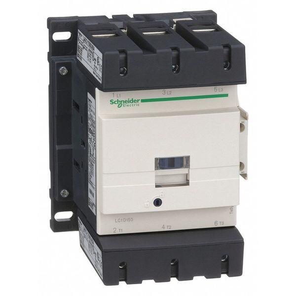 Contactor magnético IEC de Square D, 3 polos, 120 V CA, 150 A, Reversión: No - LC1D150G7