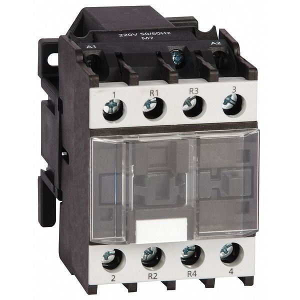 Contactor magnético IEC Dayton, 4 polos, 120 V AC, 25 A, Reversión: No - 6EAY6