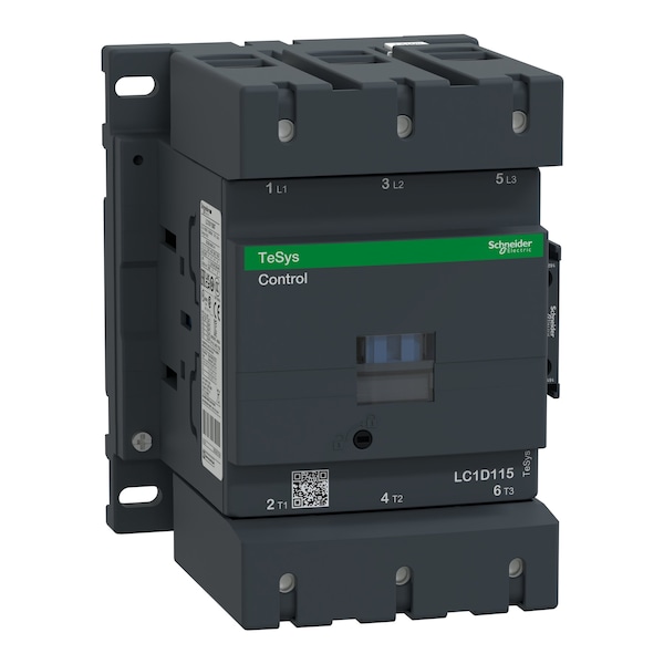 Contacto Magnético IEC Square D, 3 Polos, 120 V CA, 115 A, Reversión: No - LC1D115G7