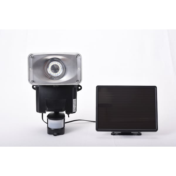 Maxsa Innovations Secure Motion-Activated Solar Security Video Camera/Floodlight - Black - 44642-CAM-BK
