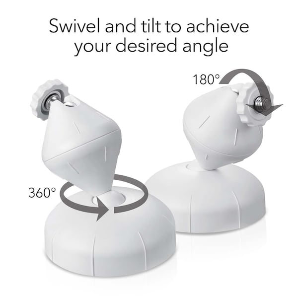 Wasserstein Premium Camera Wall Mount, for Google Nest Cam Battery, Designed for Google Nest - NestPremMntWhtUS