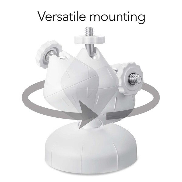 Wasserstein Premium Camera Wall Mount, for Google Nest Cam Battery, Designed for Google Nest - NestPremMntWhtUS