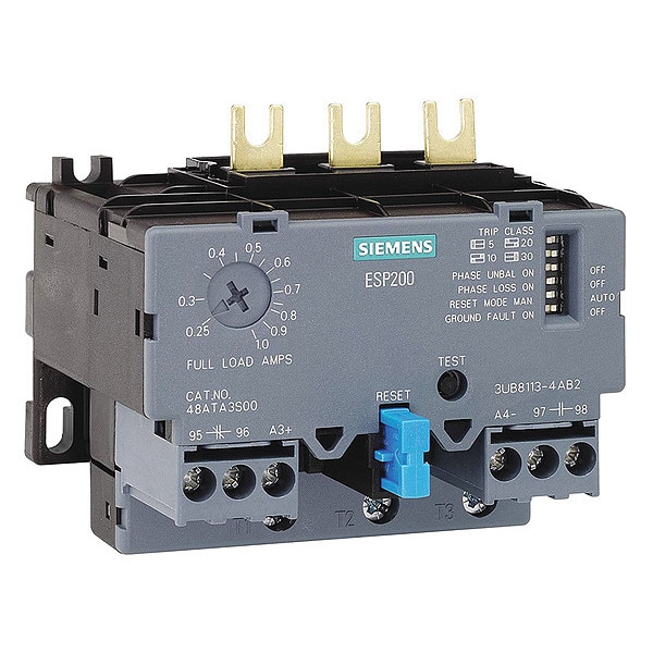 Relevador de Sobrecarga Siemens, 0.75 a 3.40A, 3P, 600VAC - 3UB81134BB2