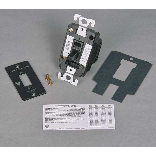 Arrancador de Motor Manual Ge, NEMA, 16A, 277VAC, 2P - CR101H