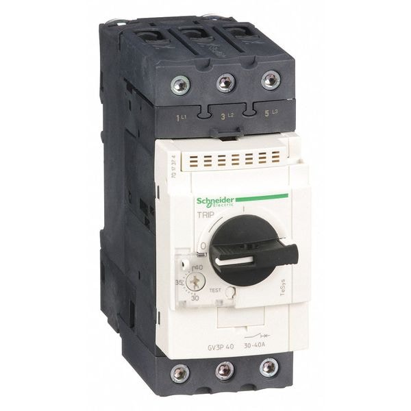 Arrancador de motor manual Square D, Perilla, 30 a 40 A, 600V - GV3P40