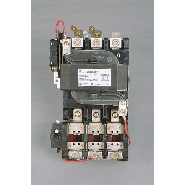 Arrancador magnético no reversible de motor Ge, sin gabinete, clasificación NEMA, 120V CA, 3 polos - CR306E002
