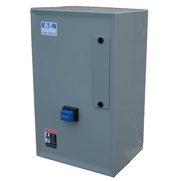 Arrancador magnético NEMA sin inversión de Eaton, 1 calificación NEMA, 120V AC, 3 polos, 1NC/1NO - ECN0501AAA-R63/C