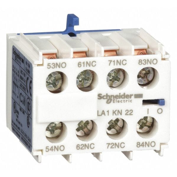 Bloque de contacto IEC de Schneider Electric, 10A, 2NC, 2NO - LA1KN22.