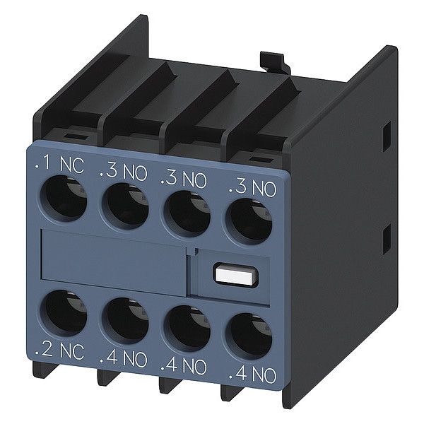 Contacto auxiliar Siemens, 10A, Montaje frontal - 3RH29111HA31