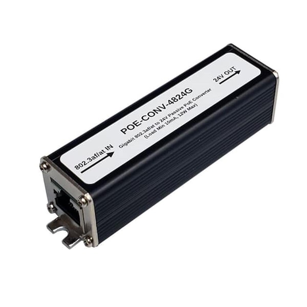 Tycon Systems 802.3AT & BT to 24V 12W Passive Gige PoE Converter - TY481902