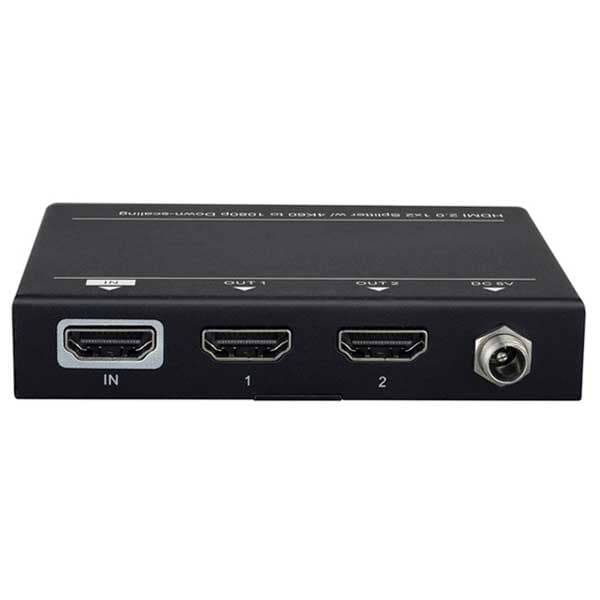 Dyno Audio / Video Accessories  -Audio / Video Accessories  -1x2 HDMI2.0 Splitter, 18G, 4K@ 60 4:4: - DYN-400075