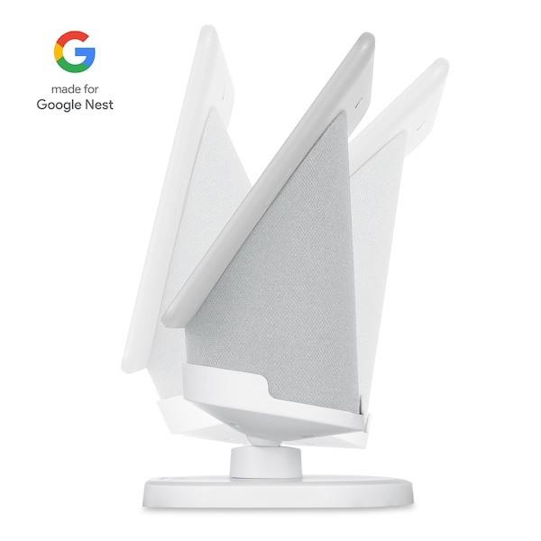 Wasserstein Adjustable Stand, Official Made for Google, for Google Nest Hub Max, Chalk - GoogleHubMaxStaWhtUSA