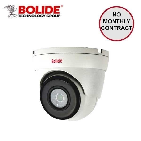 Bolide H.265 8MP ( 4K ) 3.6mm Fixed Lens IP66 IR Eyeball Camera, POE, 12VDC, IR Up to 75ft, Built-in Mic - BOL-BN9019