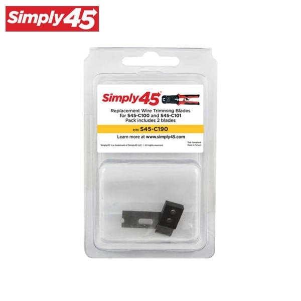 Simply45 Replacement Blades for RJ45 Crimp Tools- 1set of 2 blades - Bag - SIM-S45-C190