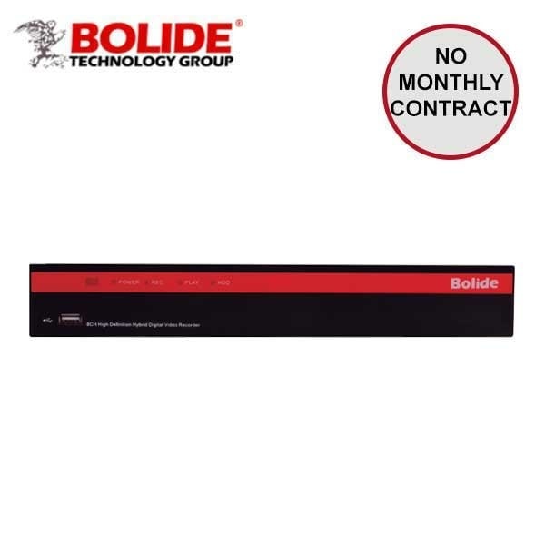Bolide 4-Channel H.265 5MP HD Over Coax / IP Hybrid DVR, Supports AHD / TVI / CVI/ Analog Formats, 10Mbps I - BOL-SVR9504H