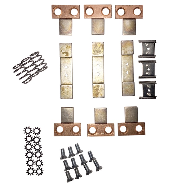 Kit de contactos de reemplazo de la serie A1 de Brah Electric para Cutler Hammer NEMA Tamaño 3 - BEB6252