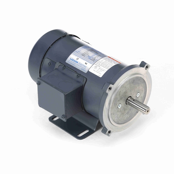 Motor de CA Leeson de 0.33 Hp, 1750 RPM, 90 V, armazón 56C, TEFC, 098004.00 - 098004.00